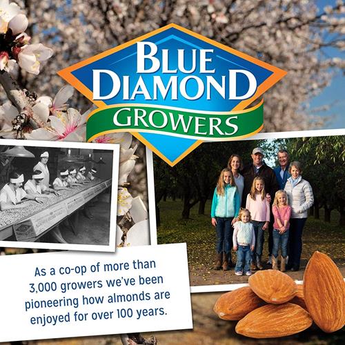 Amandes Blue Diamond, légèrement salées, faible en sodium, 170 g