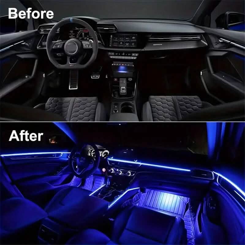 Bande LED RGB pour intérieur de voiture de 4,98 mètres