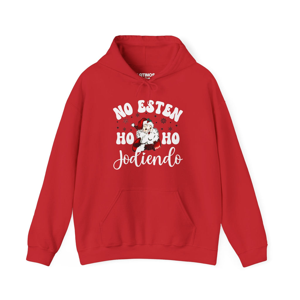 Sweat à capuche de Noël confortable « No Esten Ho Ho Jodiendo Santa Claus » | Latino | 3 COULEURS