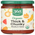 Salsa biologique épaisse et généreuse à l'intensité moyenne, 453 g, de Whole Foods Market