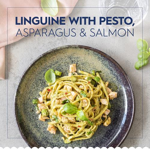 Pâtes Linguine Barilla, boîte de 450 g – Pâtes sans OGM à base de semoule de blé dur – Marque de pâtes n°1 en Italie – Pâtes certifiées casher