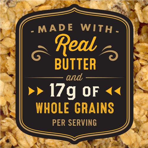 Céréales en grappes granola roulées à la cannelle sélection privée 22 oz