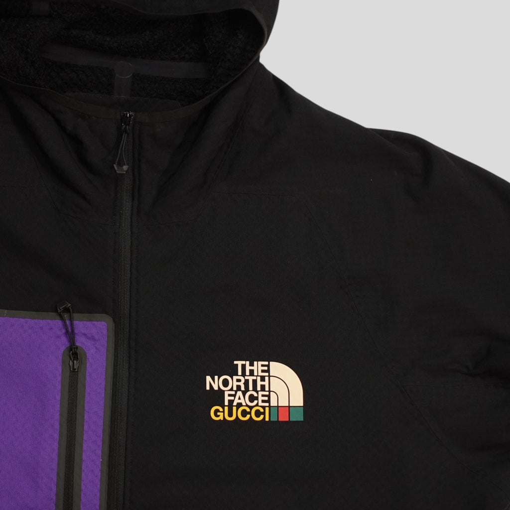 Polaire Gucci X The North Face Noire et Violette