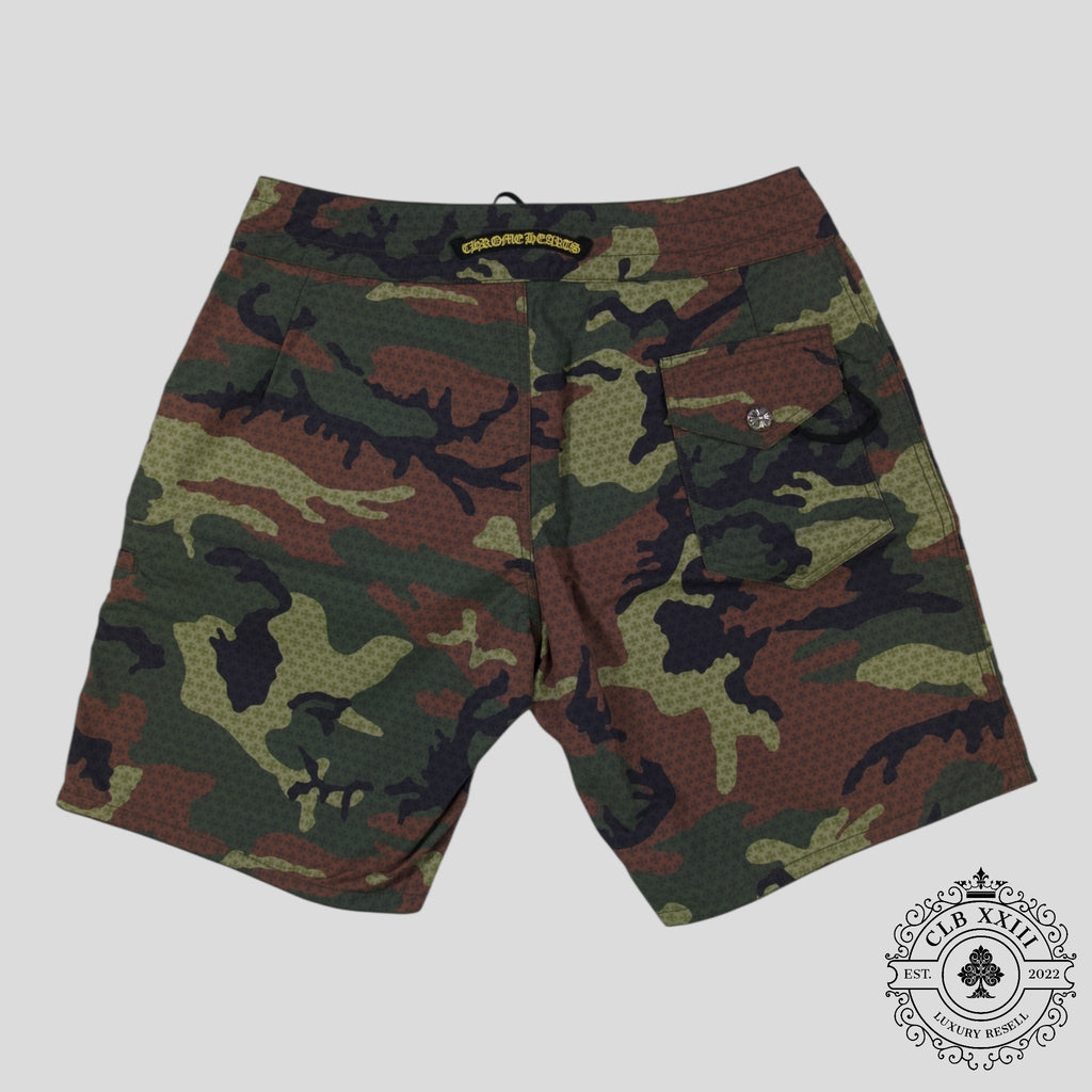 Short de bain Chrome Hearts motif camouflage