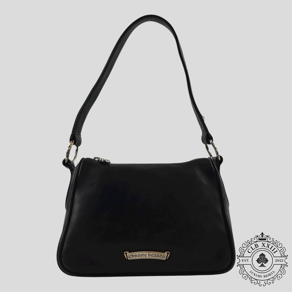 Sac en pépite de poulet Chrome Hearts noir