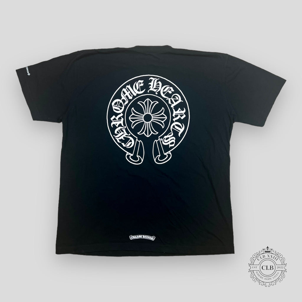 TEE-SHIRT CHROME HEARTS HORSESHOE LOGO - NOIR