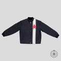 Blouson de course Chrome Hearts doublé de fausse fourrure avec écussons "Cemetery"
