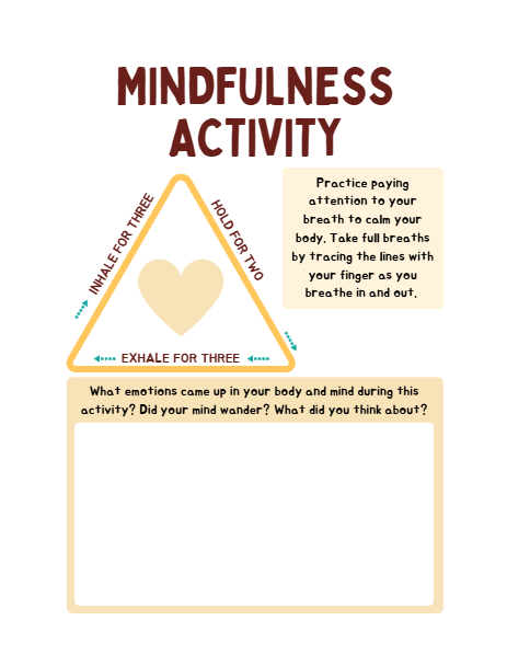 Mindfulness Journal for Kids – Canva Template with 14 Printable Pages