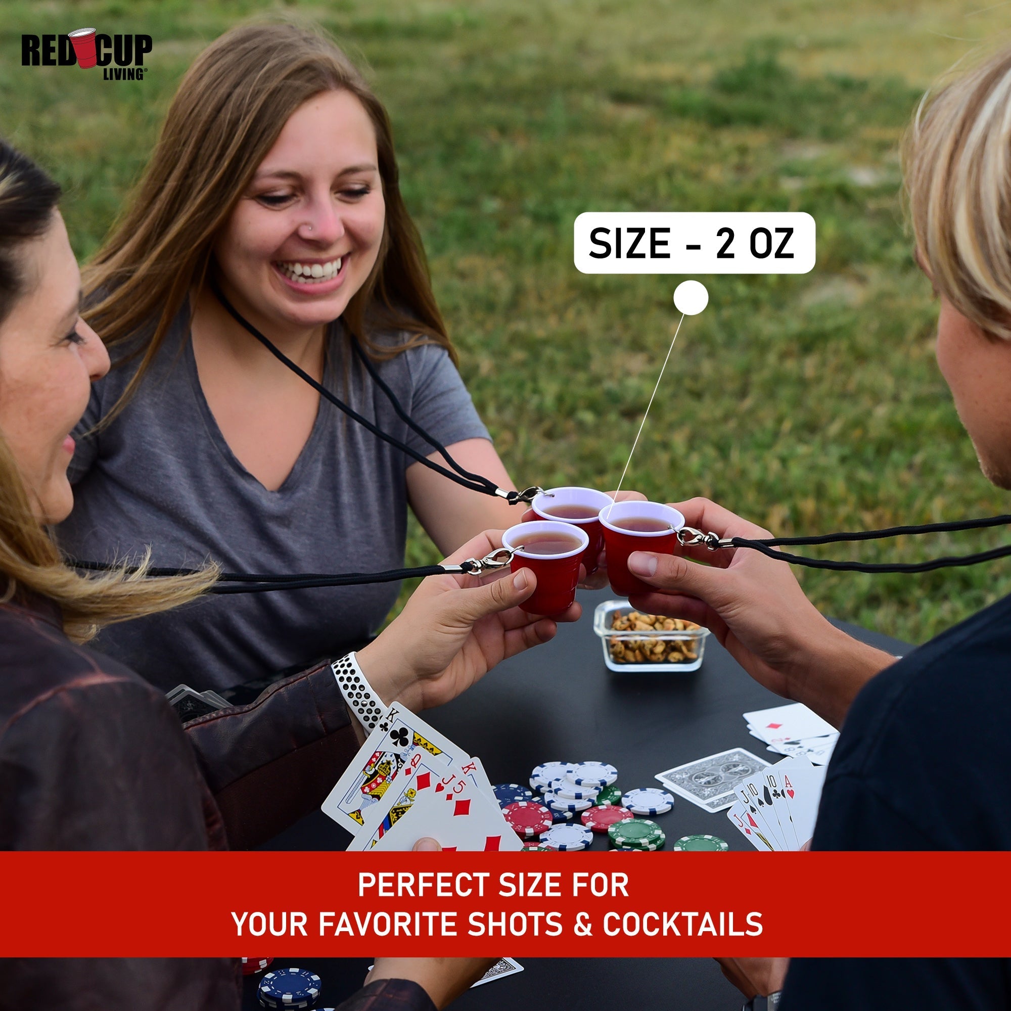 2Oz  Red Shooter Cup