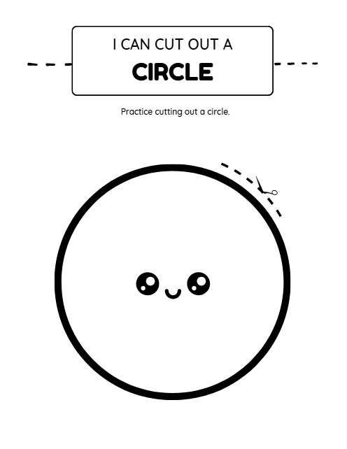 Kids Scissor Skills Activity Book – 50-Page Canva Template for Fine Motor Practice
