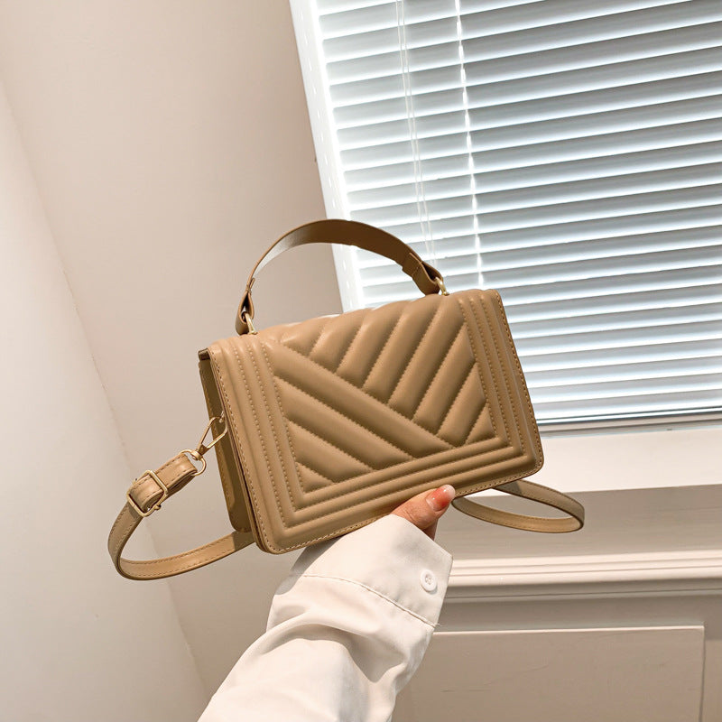 Sacs éblouissants pour femmes, sacs à bandoulière en chaîne en cuir PU, sacs à main à la mode pour dames, sac messager simple, sac à main décontracté de style occidental, portable pour femmes