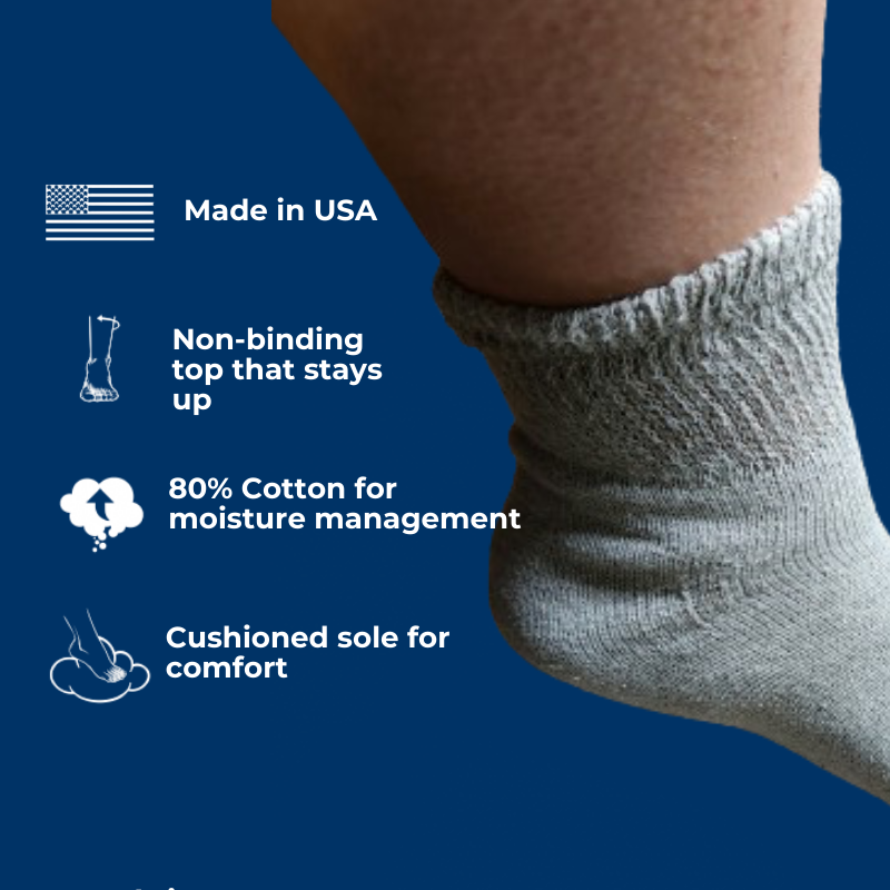 Chaussettes de cheville en coton pour femmes (6 paires)