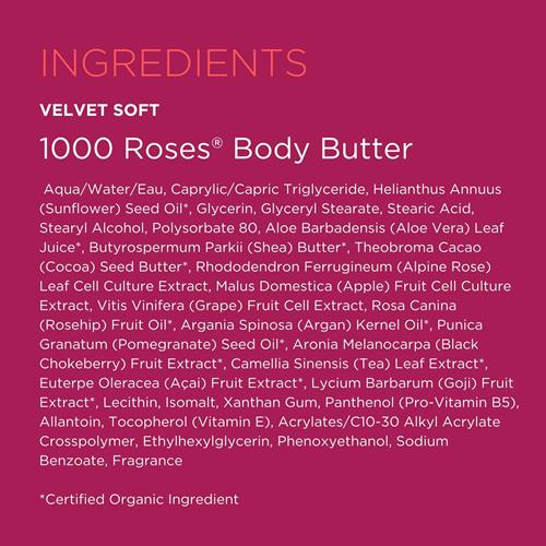 Andalou Naturals Beurre corporel, 1000 Roses, Douceur veloutée, 237 ml