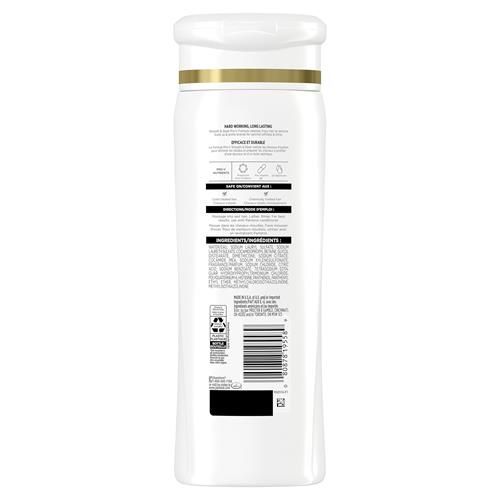Shampooing Pantene Contrôle des frisottis, Lisse et soyeux, Sûr pour les cheveux colorés, 355 ml