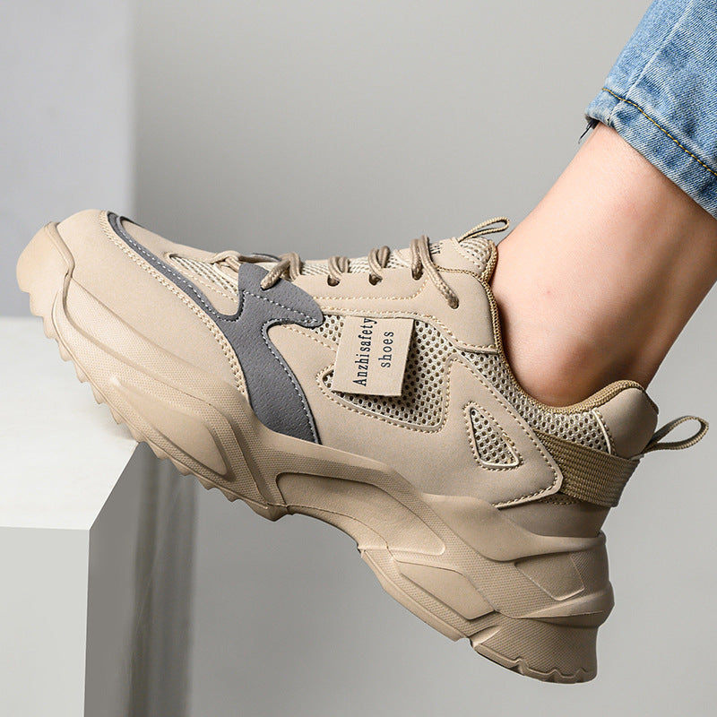 Chaussures de travail anti-perforation légères et respirantes – Baskets de sécurité pour femmes