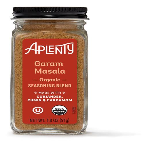 Aplenty, Mélange d'épices Garam Masala bio, 51 g