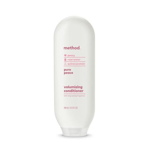 Après-shampooing volumateur Method, Pure Peace, parfum rose, pivoine et sel marin rose, sans parabène ni sulfate, 400 ml (Lot de 1)