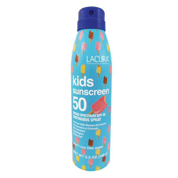 Crème Solaire en Spray pour Enfants Lacura FPS 50, 156 g