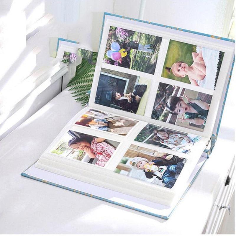 Album photo 4D grand format 6 pouces - 200 pages - Album de scrapbooking pour bébé et famille - Album photo de mariage - Album de scrapbooking - Cadeaux mémorables à fabriquer soi-même pour vos proches
