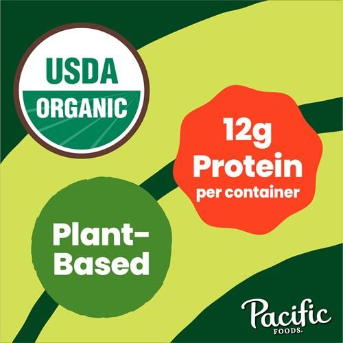 Soupe de lentilles au harissa épicé bio Pacific Foods, végétale, boîte de 462 g