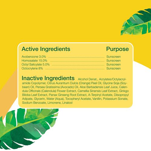 Alba Botanica Spray Solaire Enfants Visage et Corps, Fruits Tropicaux, Large Spectre FPS 50, Résistant à l'eau, Flacon de 147 ml