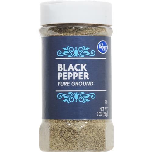 Kroger Poivre noir pur moulu 7 oz
