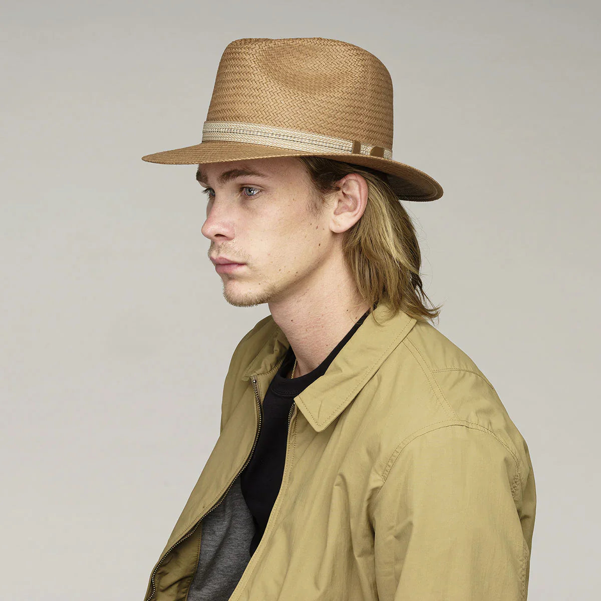 Bailey Kilgore - Chapeau Fedora de paille (Liquidation)