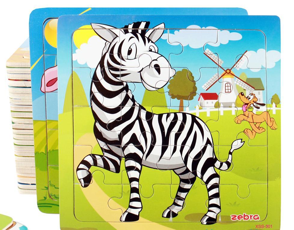 38 modèles de puzzles en bois, jouets animaux/véhicules pour bébés de 2 à 6 ans, jouets éducatifs précoces pour enfants