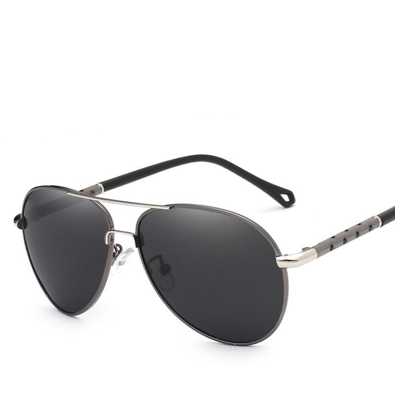 Célèbres Lunettes de Soleil Populaires d'Aviation Unisexe Homme et Femme en Métal de Haute Qualité Pour Fête Estivale et Conduite Lunettes de Soleil Polarisées de Marque Haut de Gamme
