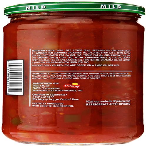 Tostitos Chunky Salsa - Douce, 24 onces