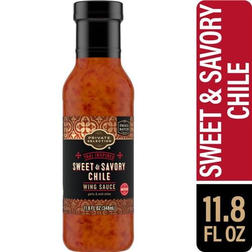 Private Selection Sauce Ailes de poulet Saveur Thaïlandaise Sucrée et Épicée 334 g