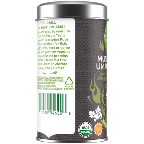 Mélange d'épices biologique Umami aux champignons Simple Truth, 85 g