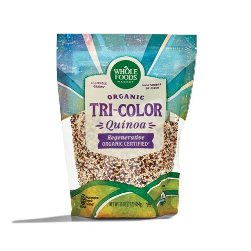 Whole Foods Market, Quinoa Tri Color Regenerative Organic, 16 Ounce
