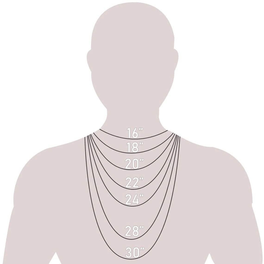 Collier chaîne corde en or jaune 14 carats, coupe diamant