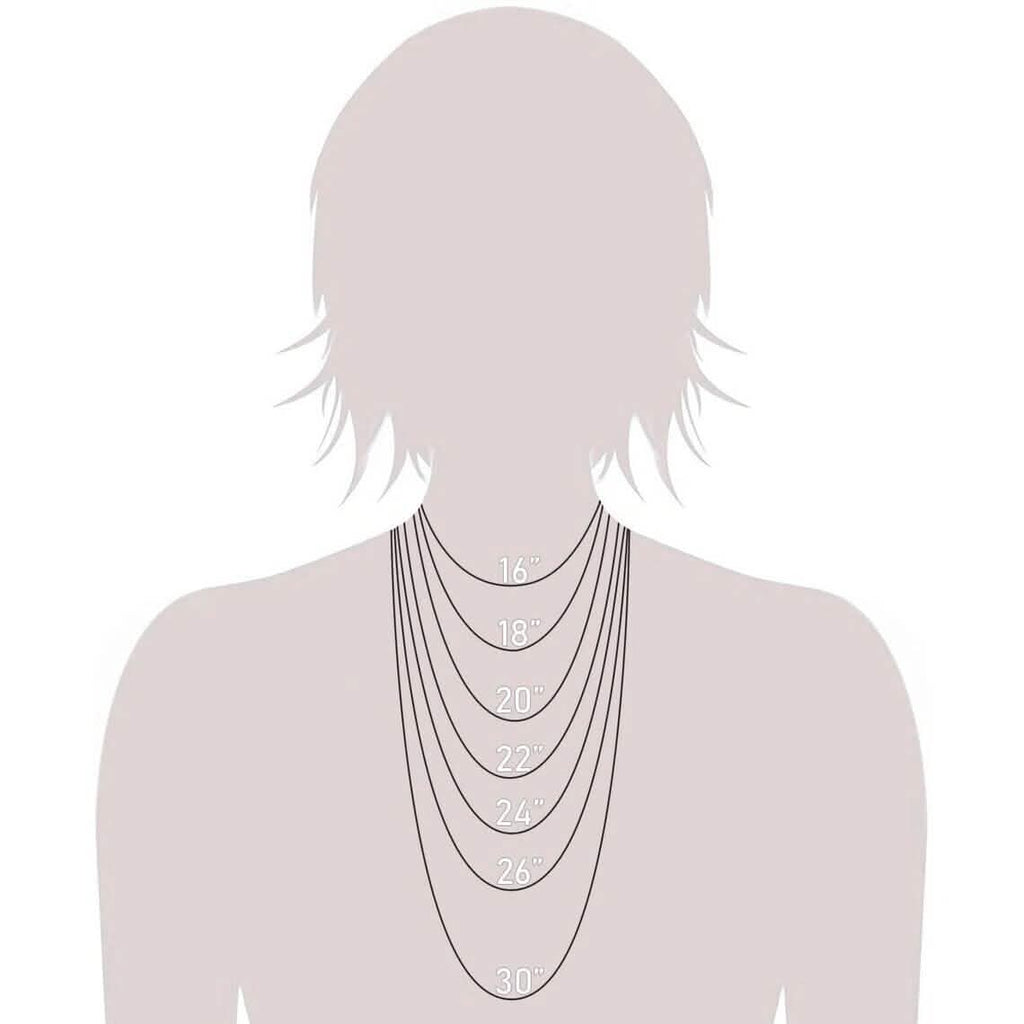 Collier chaîne corde en or jaune 14 carats, coupe diamant