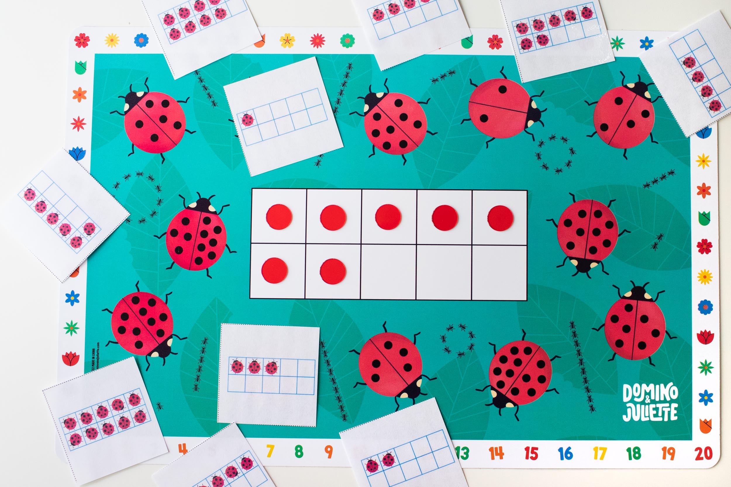 Lot de 3 sets de table mathématiques