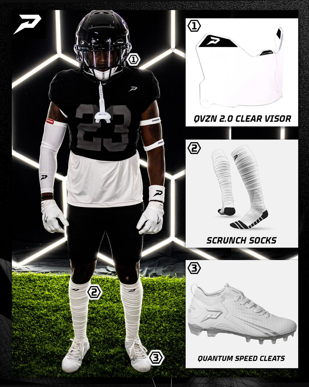 Quantum Speed : Crampons de football - Blanc - Couleurs de l'équipe