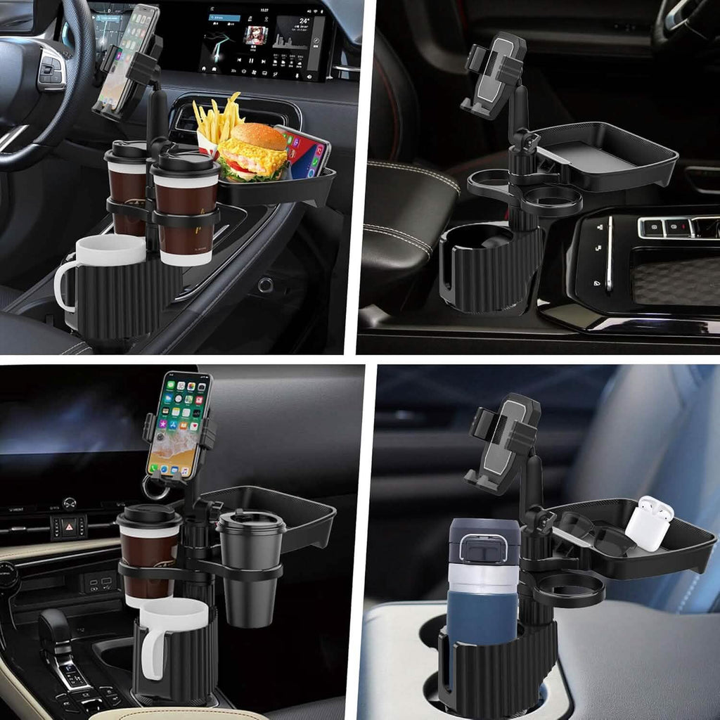 Organisateur de voiture et porte-gobelet 5-en-1