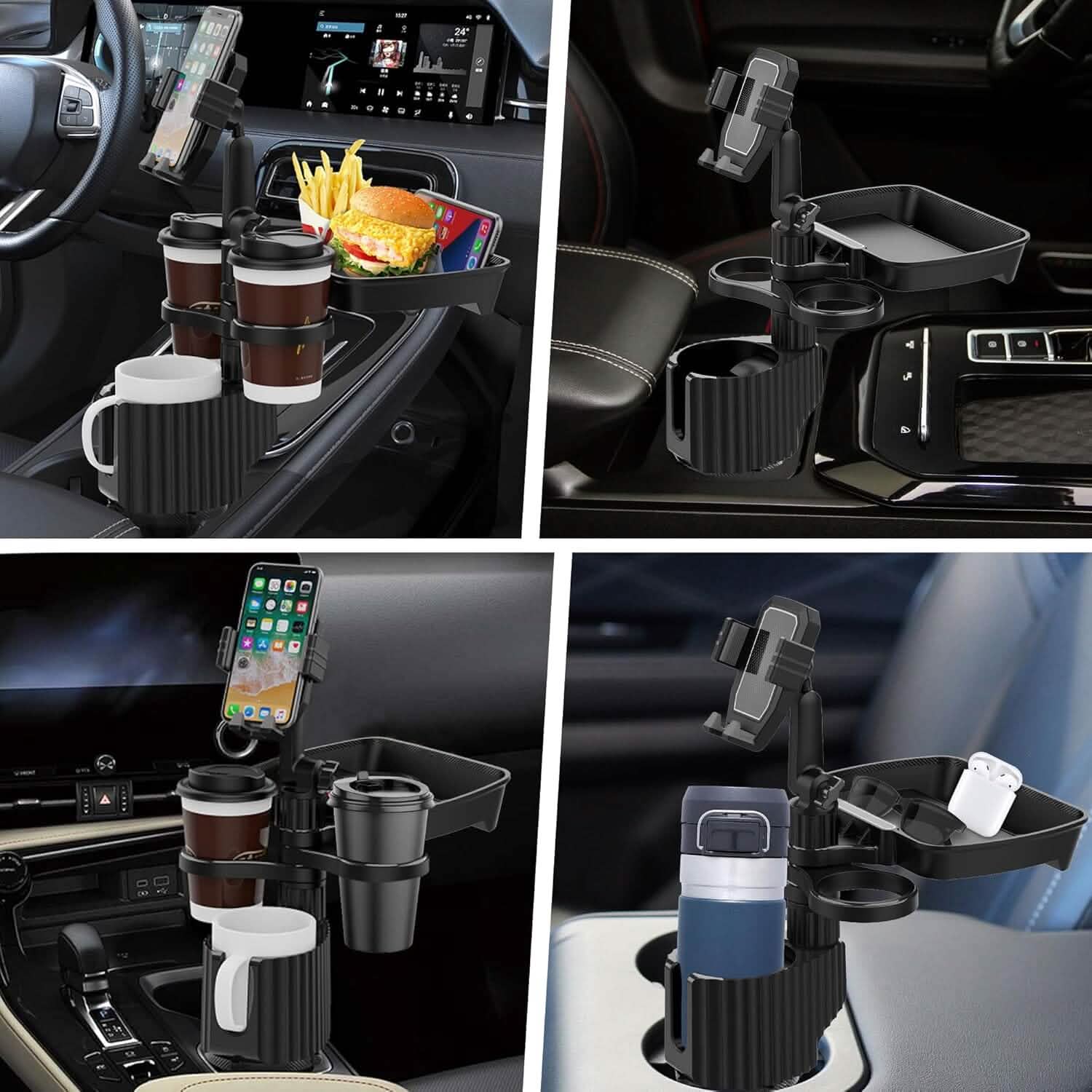 Organisateur de voiture et porte-gobelet 5-en-1