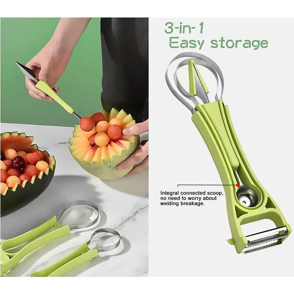 Outils de sculpture de fruits en acier inoxydable 5-en-1