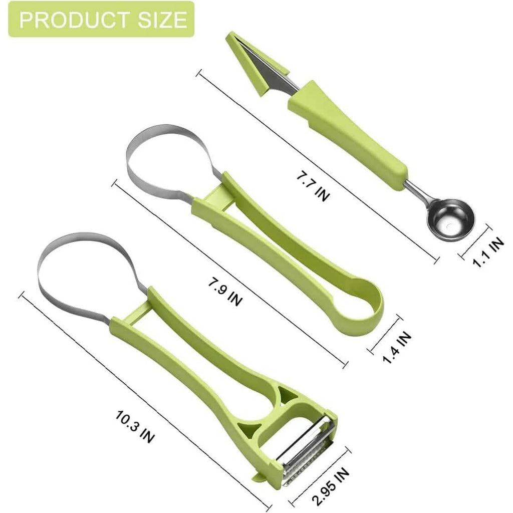 Outils de sculpture de fruits en acier inoxydable 5-en-1