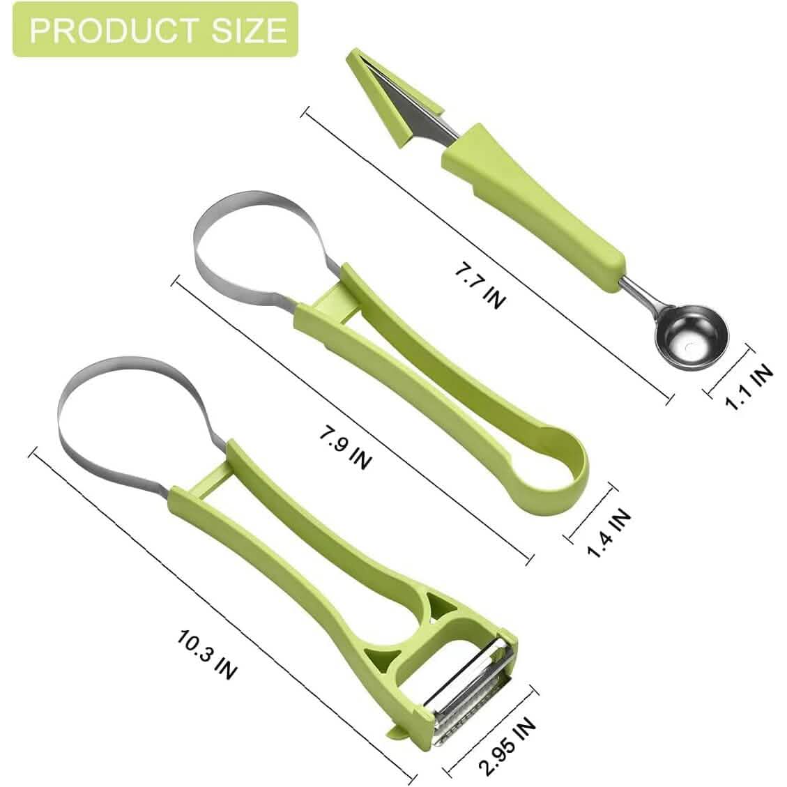 Outils de sculpture de fruits en acier inoxydable 5-en-1