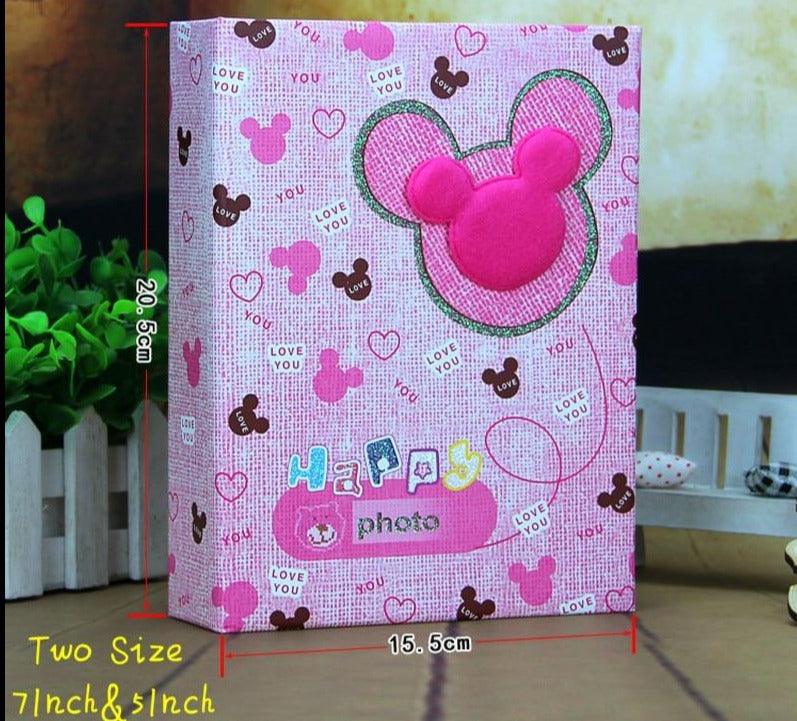 Album photo pour enfants à insérer, 5 pouces 200 photos, 7 pouces 100 photos, dessin animé, intercalaire, fait à la main, cadeau d'anniversaire, albums de scrapbooking familial, cadeau d'anniversaire de mariage pour couple
