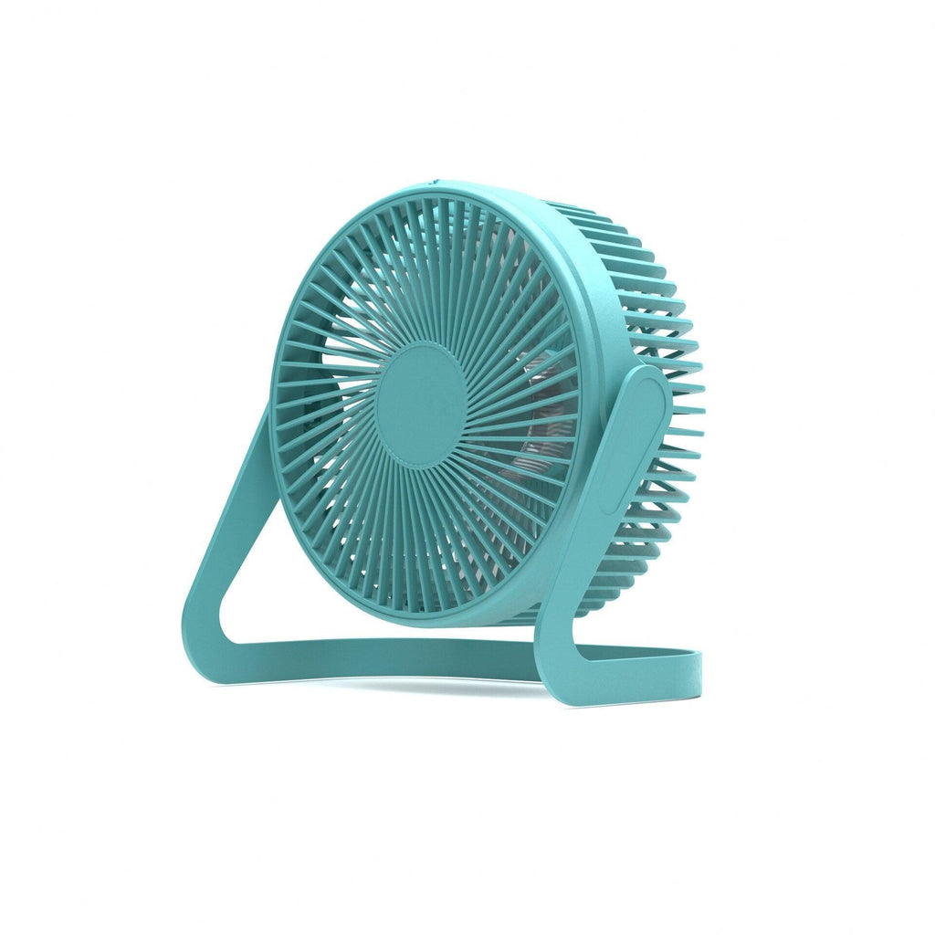 Mini ventilateur de bureau USB 5 pouces, rotatif à 360°, réglable, portable, électrique, silencieux, pour la maison ou le bureau, fort vent, deux modes de vitesse, super silencieux, mini ventilateur de refroidissement USB portable.