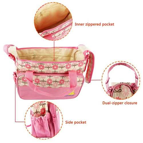 Lot de 5 sacs à langer pour bébé