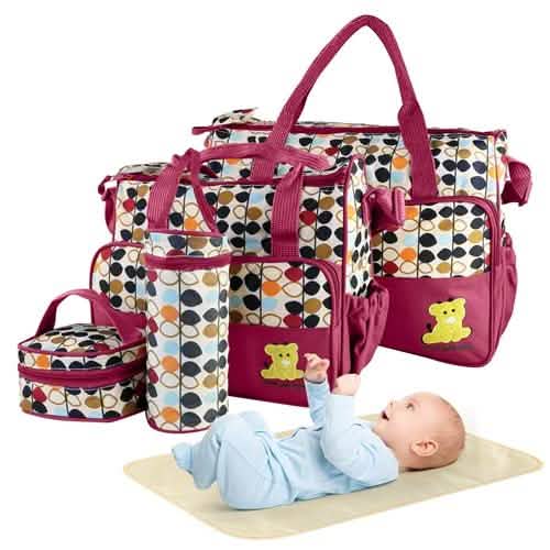 Lot de 5 sacs à langer pour bébé