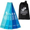 Paquet de 5 : Bande de fessiers Bunz Fitness