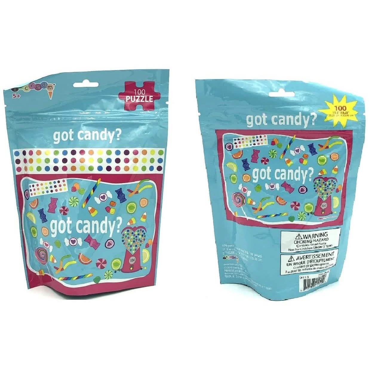 Lot de 5 : Puzzles sur le thème des bonbons et de la crème glacée