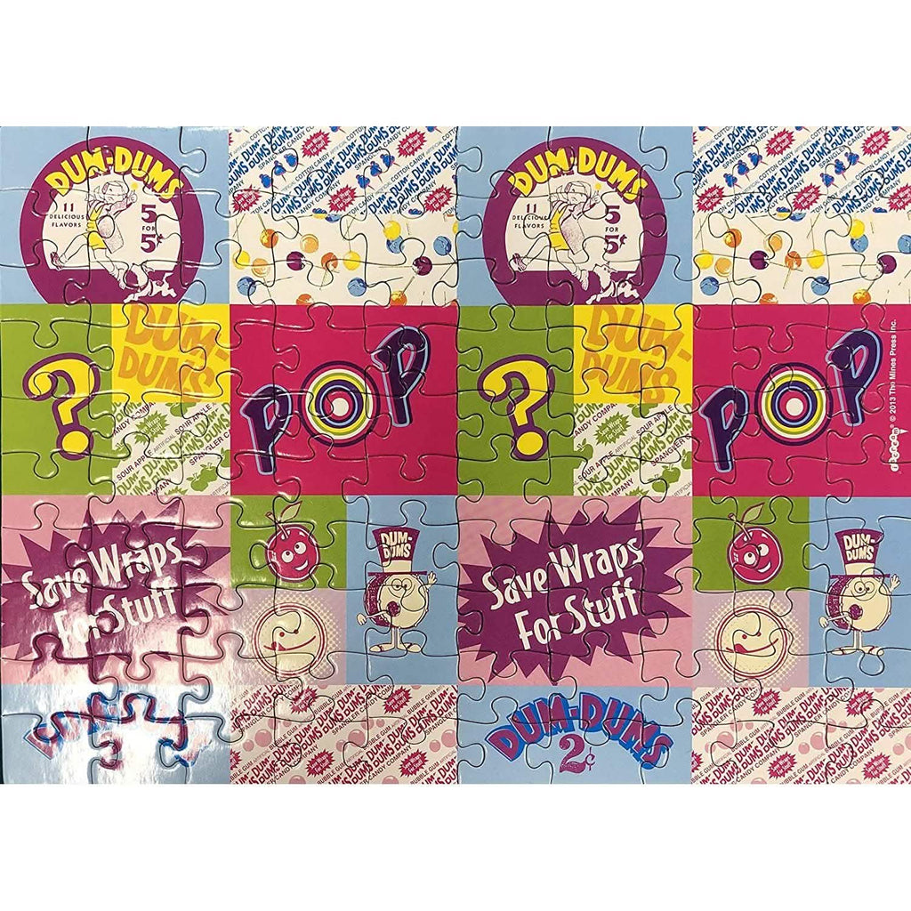 Lot de 5 : Puzzles sur le thème des bonbons et de la crème glacée