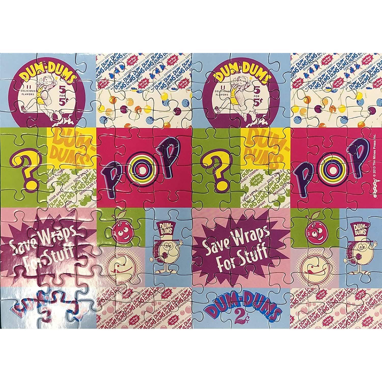 Lot de 5 : Puzzles sur le thème des bonbons et de la crème glacée